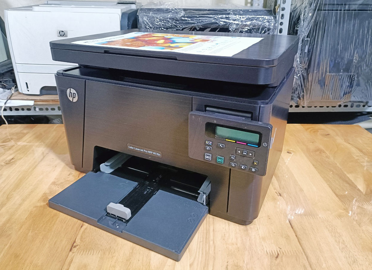 Máy in laser màu HP Pro M176n Cũ Giá Rẻ, Đa Năng (In-Scan-Copy) - Ảnh 3