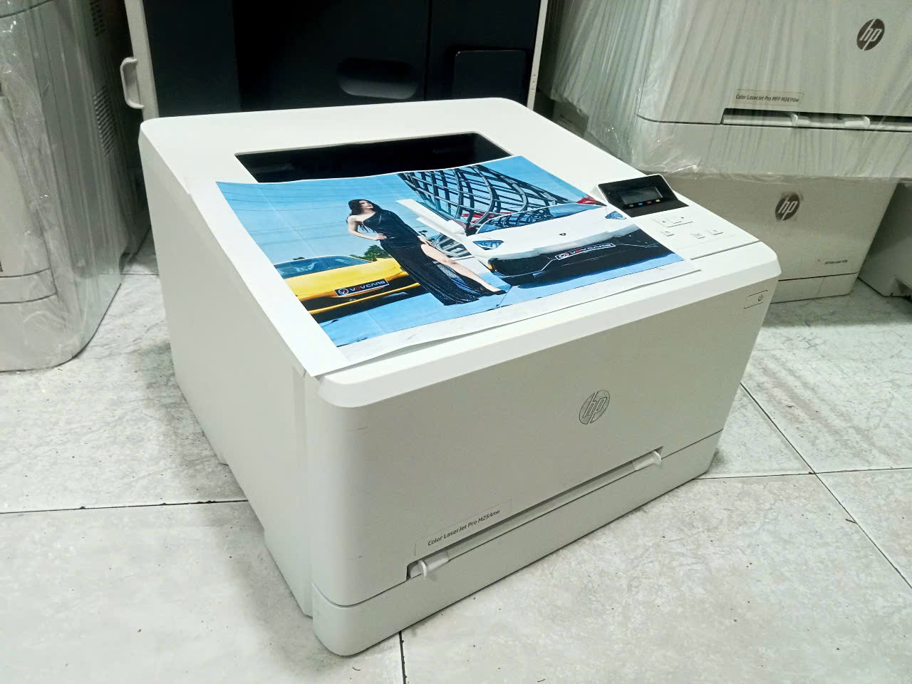 Bán Máy in Laser Màu HP Pro M254nw Cũ Giá Rẻ, In Wifi, Đẹp 85%